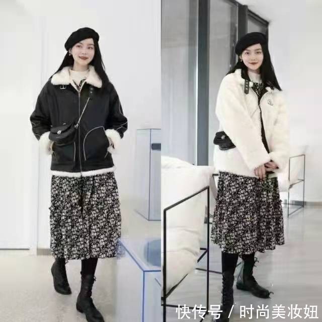 短外套 “短外套+长裙”才是不费力的穿搭,体面又显气质,40岁可以照搬