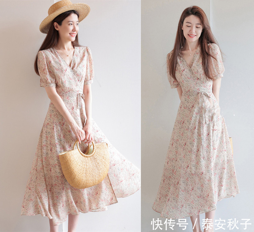 穿搭|“茶歇裙+凉鞋”:才是今夏最时髦cp !