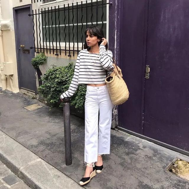 草编鞋 完爆小白鞋!这双神仙凉鞋跪求你买,巨显腿长