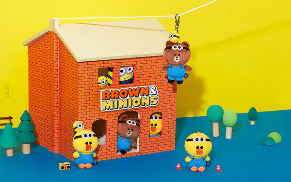 line friends|LINE FRIENDS携手Illumination推出“MINIONS X BROWN & FRIENDS”系列