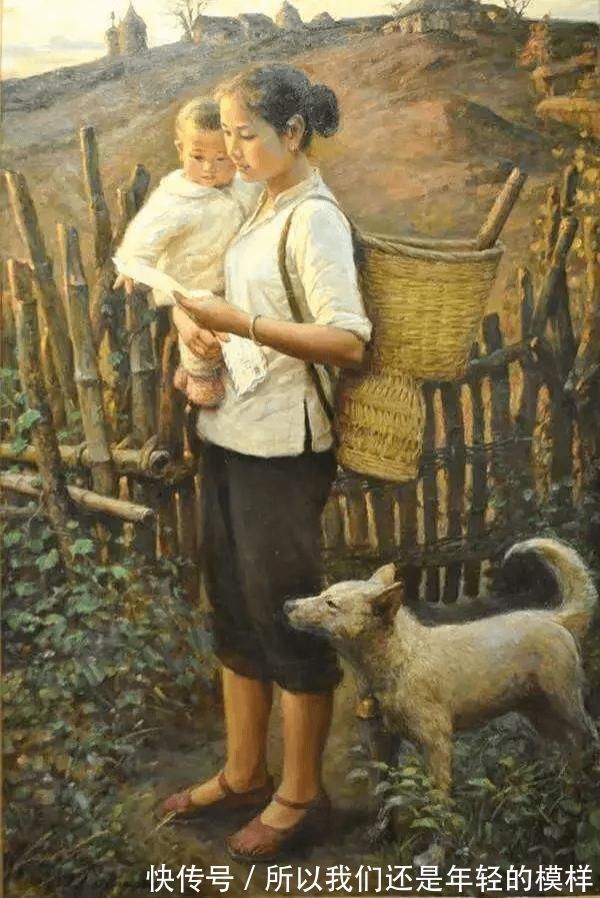 中国农村&绝对硬实力,火遍全球的油画作品,承载了一代人的深刻记忆,张张感人至深~