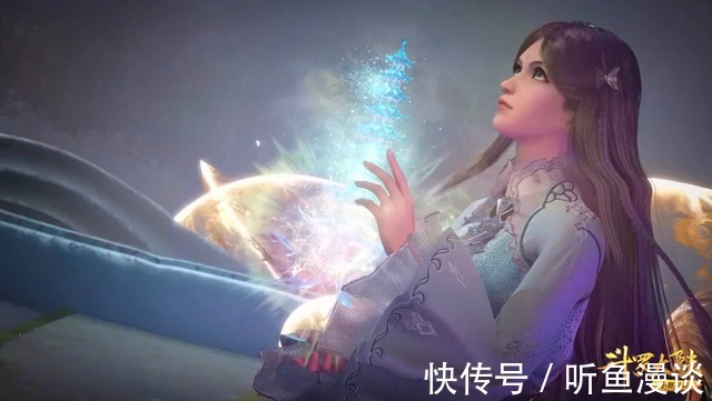 海神|斗罗大陆：宁荣荣新造型出现，荧光版蝴蝶发卡分外好看，犹胜小舞