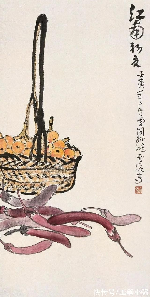 孙雪@淡雅秀逸，雅俗共赏。孙雪泥蔬果欣赏