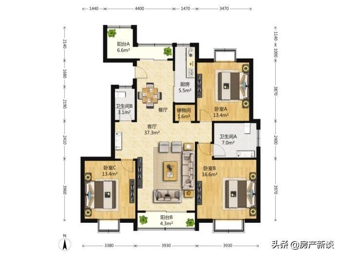 房子|购房时牢记“9字真言”:买南、买边、买三、不买二,不会买错房