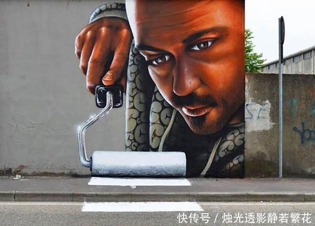 街头艺术|一组3D街头艺术照有多少司机看到要踩刹车,比红绿灯还管用
