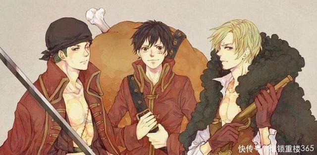 白胡子|海贼王路飞的三人组合，除了ASL，还有与基德、罗的时代组合！