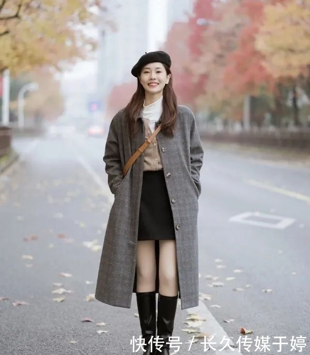 冬天穿“长大衣”,学会这3种穿法