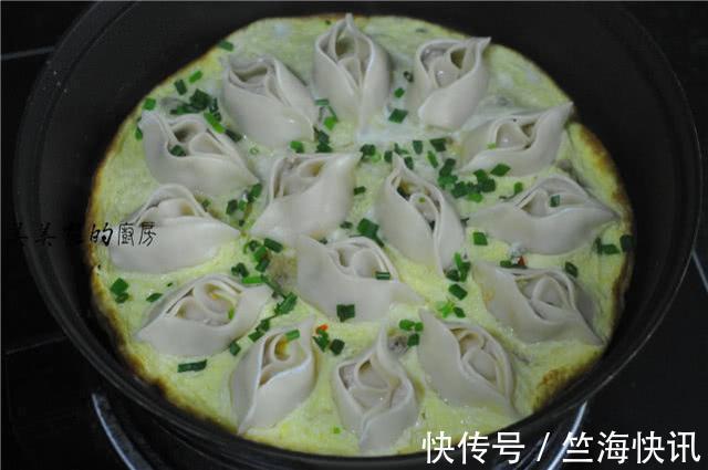 蝴蝶煎饺|儿子三天两头要吃此早餐,平底锅一烙10分钟就上桌,解馋还顶饱