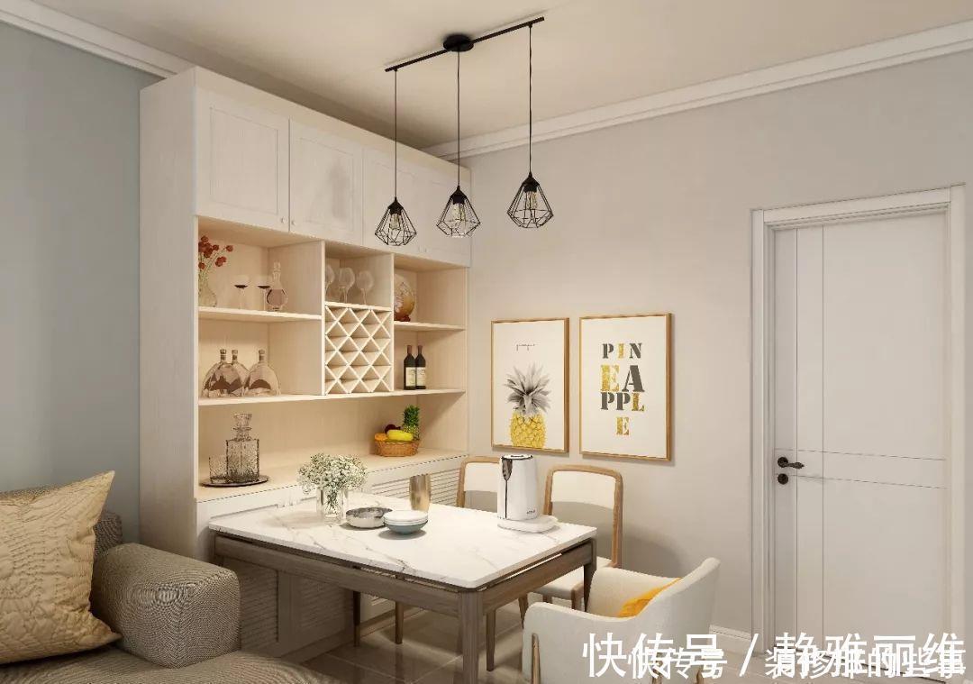 简约风|参观她的80㎡简约风小家，进门就被玄关迷住了，全屋清新又有格调