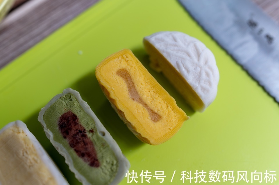 冰皮|香气浓郁,冰淇淋般的质感,榴芒一刻冰皮月饼体验