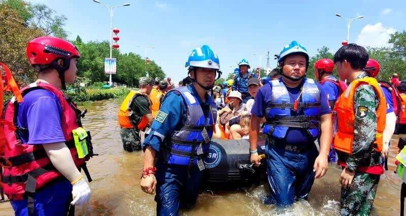 河南|一位安徽赴河南抗洪救灾志愿者的三次流泪