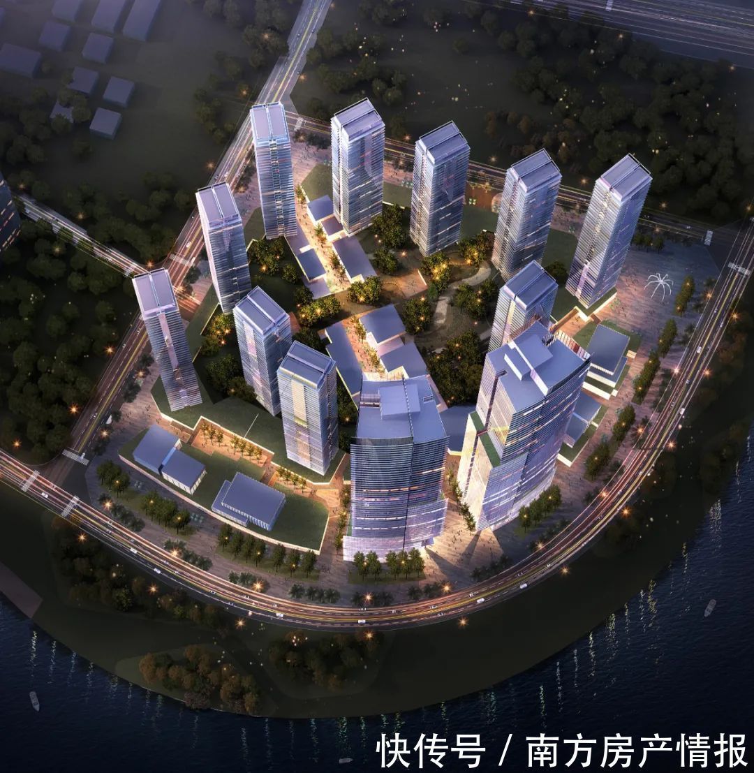 自有资金|佛山市区真正的豪宅来了,三龙湾商住地51.78亿起拍,江景地标