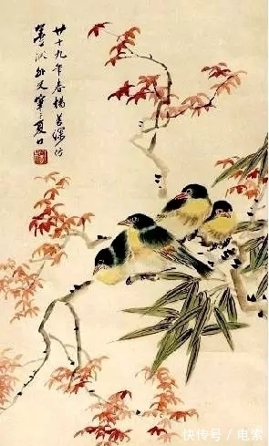 赵少昂|杨善深作品欣赏