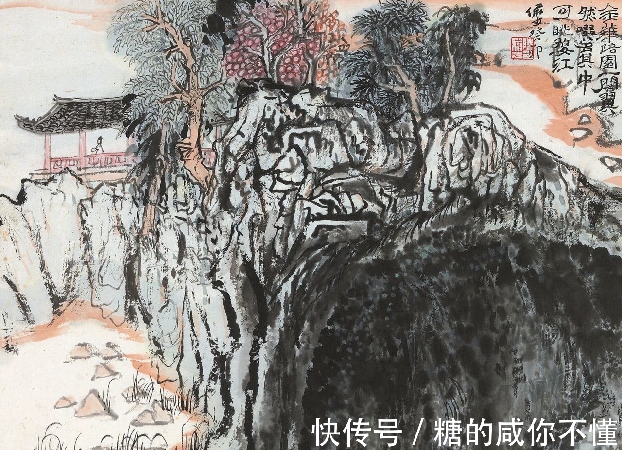 树木@「津门网」陆俨少的课徒稿:如何把一棵树画好