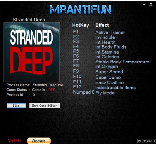 荒岛求生修改器下载–荒岛求生十二项修改器 v1.0免费版-下载否