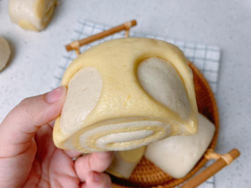  面团|南瓜花样馒头，只要一次发酵省时省力，香甜有嚼劲，比买的还好吃