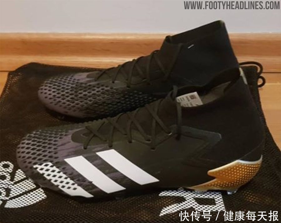 阿迪达斯|黑白金配色阿迪达斯Predator20足球鞋曝光