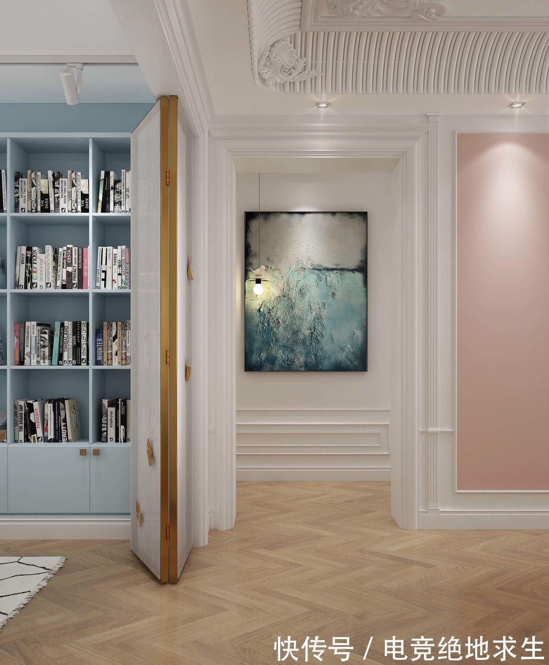 书房|用粉白装点生活，温柔了岁月更温柔了你我，这才是家该有的样子