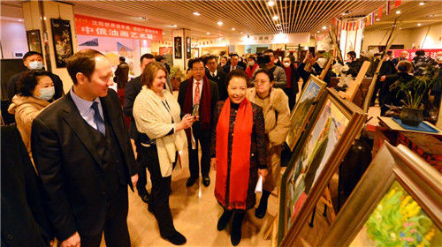 沈阳市归国华侨联合会|“亲情中华·华侨华人与冬奥” 沈阳市侨联中俄油画艺术展成功举行