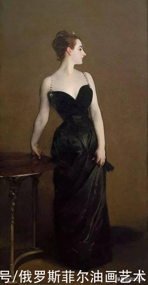 高特鲁夫人&美国伟大画家萨金特因《高特鲁夫人》作品,被法国艺术圈“封杀”