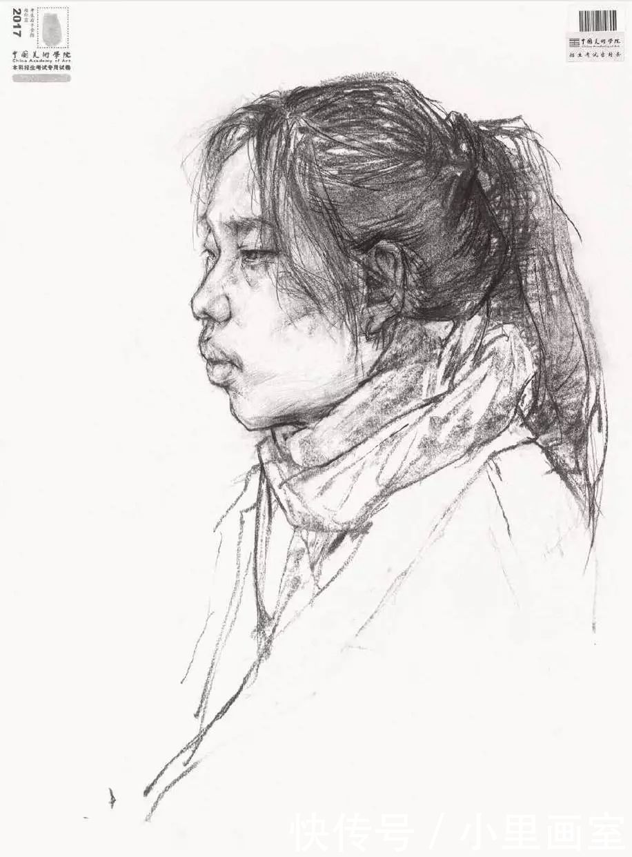 以横构图形|中国美院初试素描考什么?看了你就知道(附近年素描高分卷)