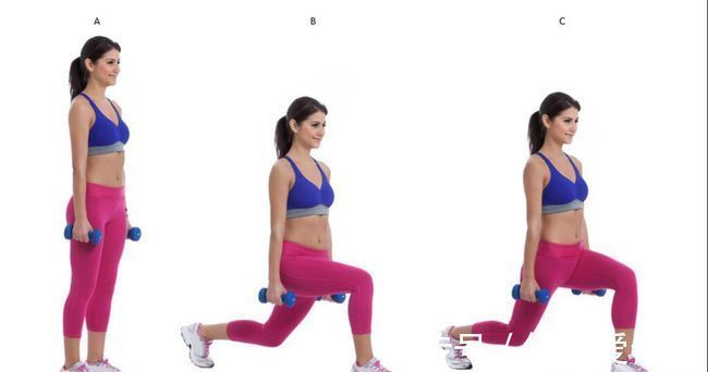 低位|弓箭步的1套训练方法,4个由简到难的动作,提升单侧腿部肌肉力量