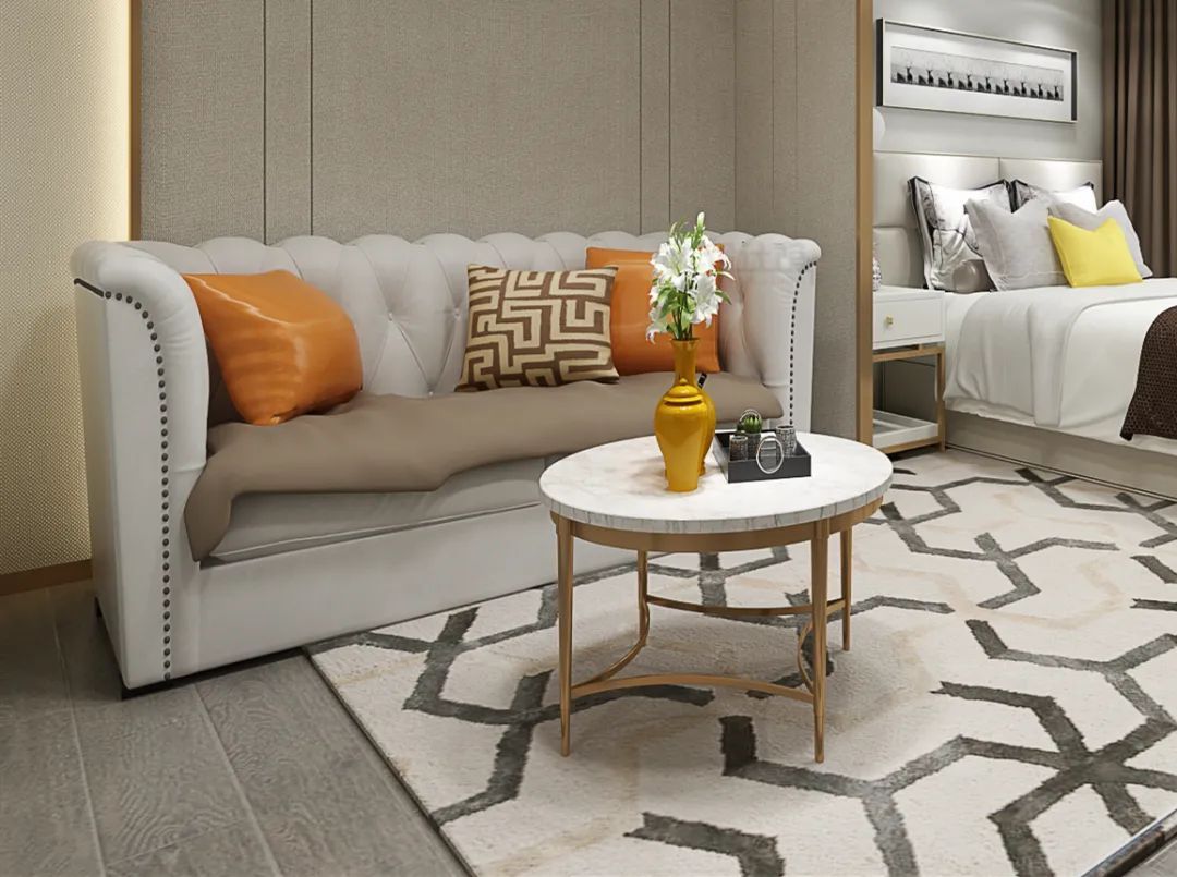 沙发|沙发与茶几大小如何组合?客厅要舒适大气,尺寸搭配要合理