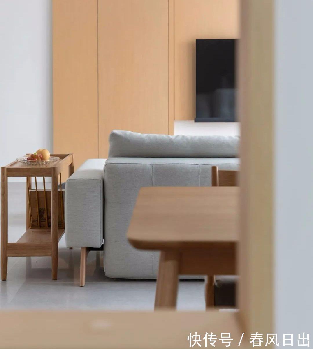 三居|140㎡自然简约风三居，一体的多功能空间，羡慕！