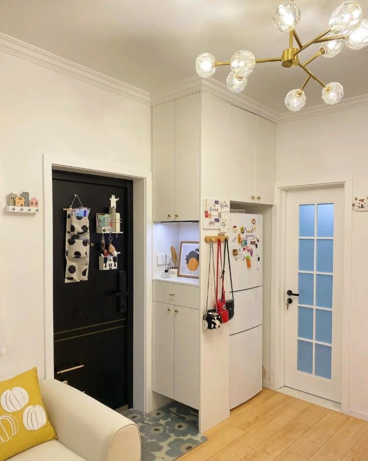 收纳|36㎡经典“老破小”改造后,堪比50㎡,麻雀虽小五脏俱全!