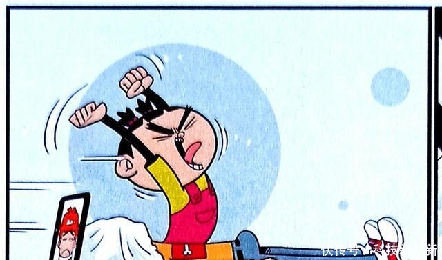 衰漫画衰衰“躺赢人生”失策了惨遭脸脸铁拳，竟再次一命呜呼