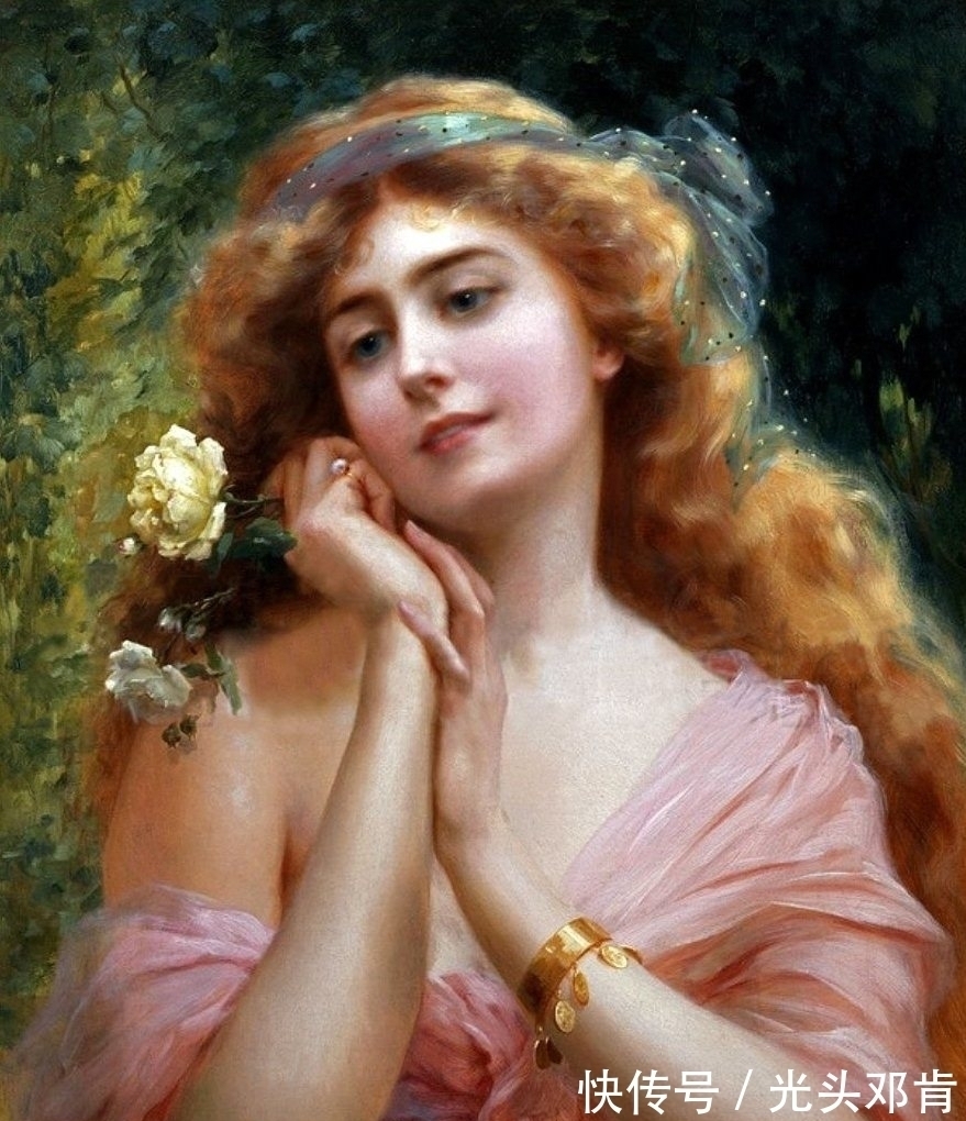 弗农&他最擅长画美女,埃米尔·弗农Emile Vernon油画美女作品鉴赏