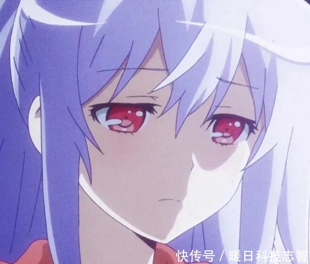 紫色系头像动漫女