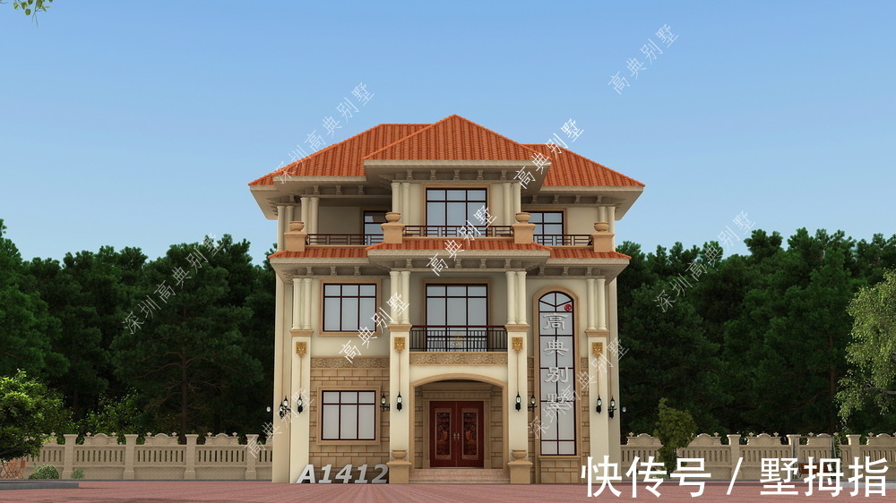 门窗|欧式乡村自建房,采用超大落地门窗,看起来大气迷人。