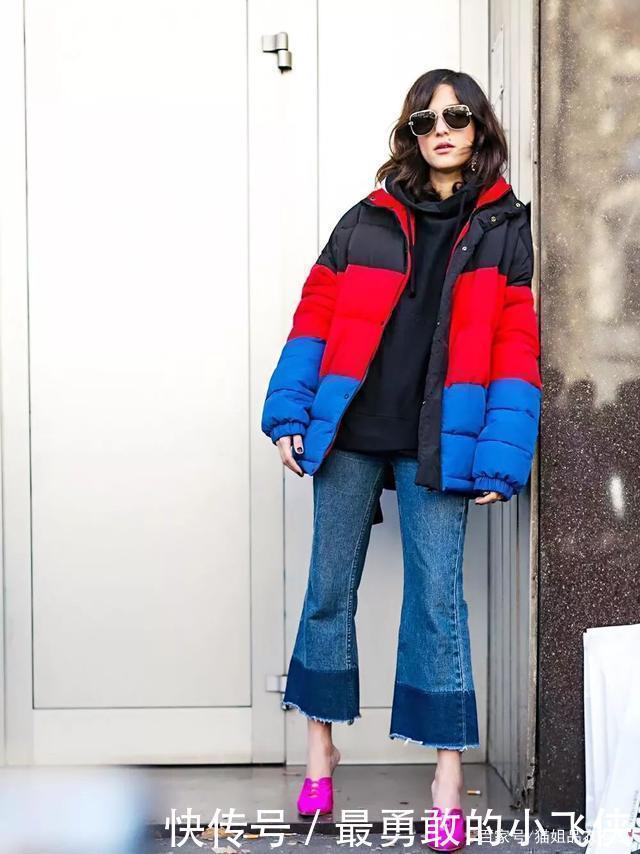 穿羽绒服+卫衣如何不臃肿找对下装是关键,4种显瘦搭配送你