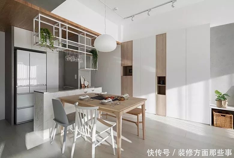 书桌|108㎡清新北欧,开放宽敞的格局,生活更有仪式感