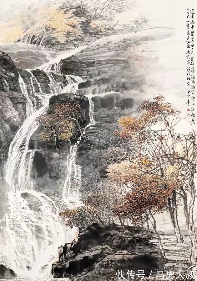 王中年&国画家|观王中年先生的山水画,有身临其境之感