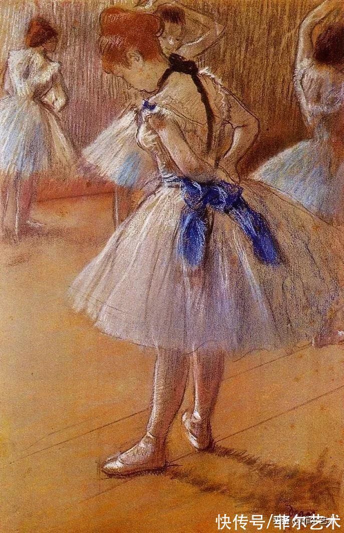 安格尔$法国艺术大师埃德加·德加舞女125幅油画作品,美翻了