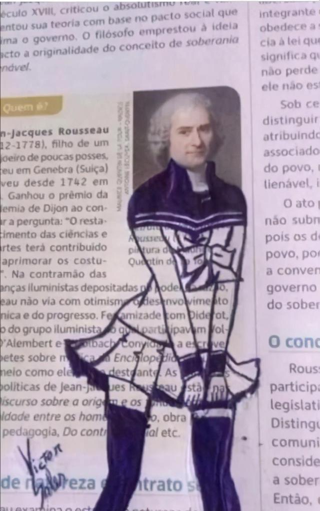 课本!中学生恶搞“课本插图”,引起众网友热议,称:笑出眼泪来了