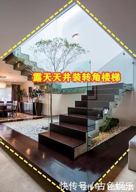 楼梯|住别墅洋房也不过如此，把二楼的楼梯挪到天井里，空间一点不浪费