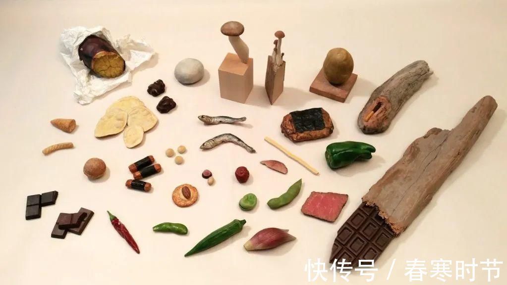 美食!他用木头雕刻超逼真美食,虽不能吃,可比真的食物值钱多了