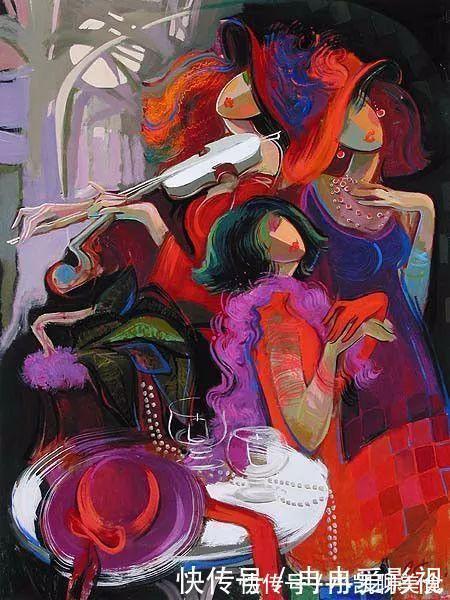 油画作品&乌克兰天才美女画家,画少女人体惊艳脱俗,网友:百看不厌