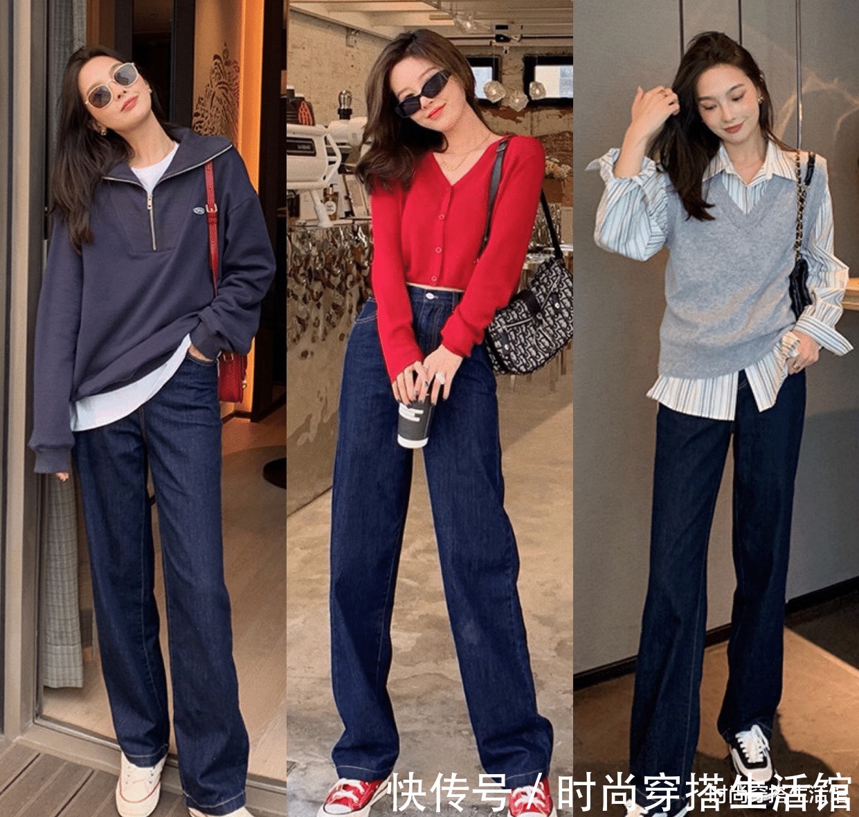 反馈意见 为什么你穿阔腿裤就变“矮胖圆”?那是你不会穿,这样穿显瘦10斤