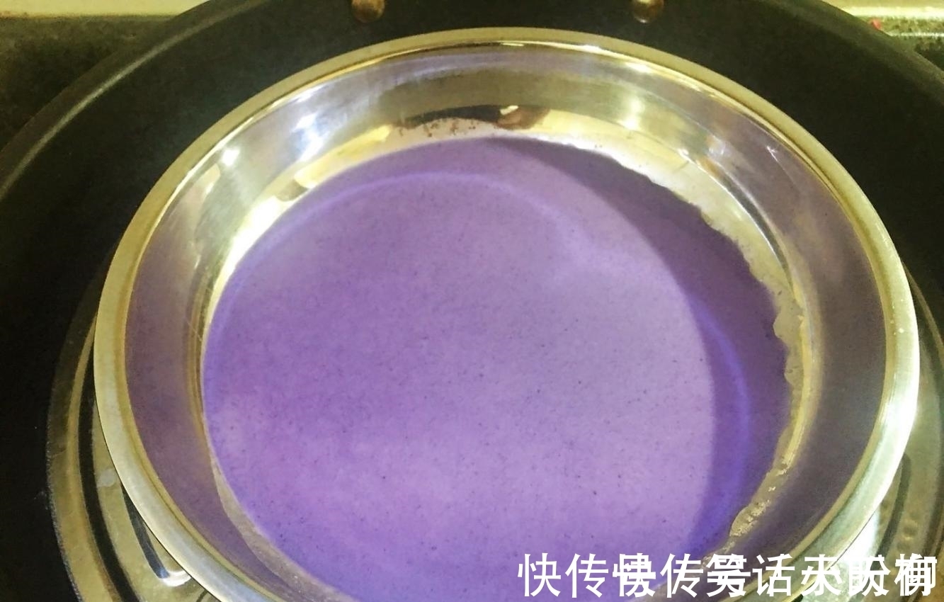 营养健康|紫薯千层糕做法太简单了, 搅一搅, 蒸一蒸, 爽口弹牙又营养健康
