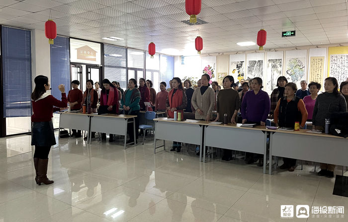 文化馆#唱出美好生活 东营区文化馆合唱培训走进辛店街道百合社区