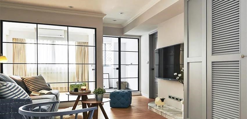 门厅|设计师爆改66㎡老破小,挤出3房2厅,颜值堪称“小豪宅”