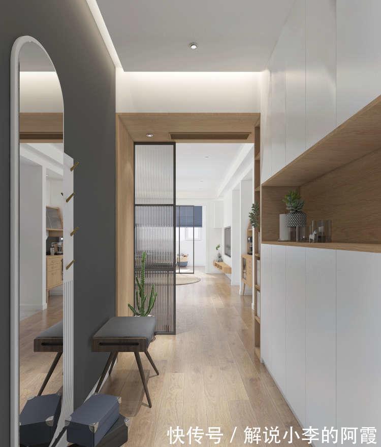 收纳|夫妻巧改48㎡一居,客厅隔出女儿房,现代简约两居太舒适了