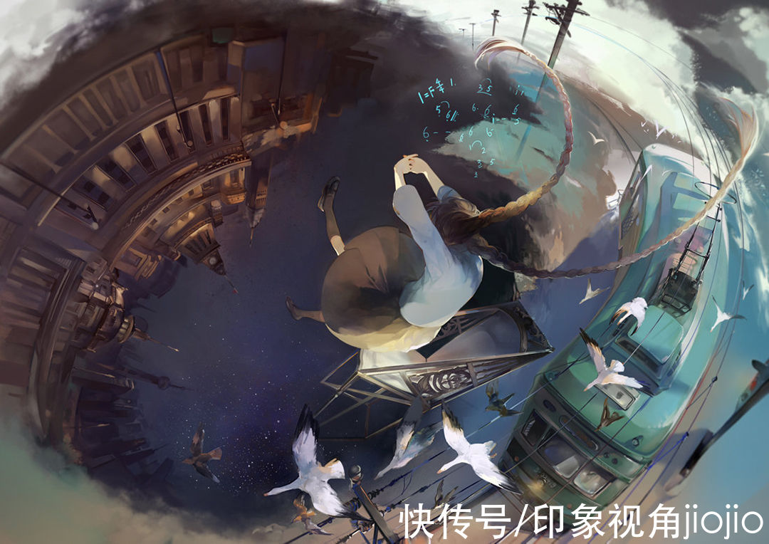 肢体语言|美轮美奂的插画中，别出心裁的构图或是人物的肢体语言