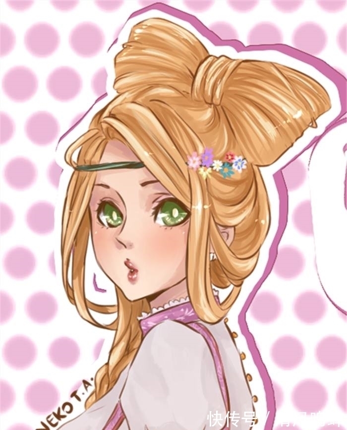 迪士尼公主&插画师将迪士尼公主绘成流行概念风格,使之充满少女活力