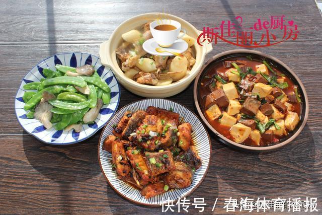 鸭血|晒晒二线城市一家三口晚餐，荤素搭配简单易做，家人爱吃从不浪费