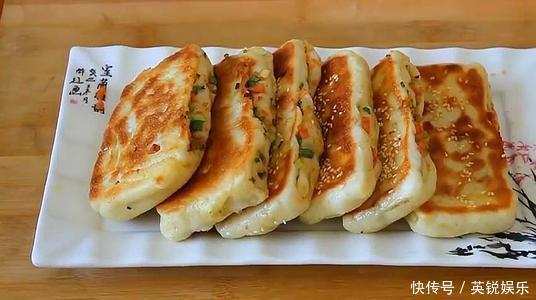 比馒头还好吃的切面饼，葱花火腿饼，不用发面省时省力